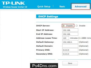 how to enable dhcp on router
