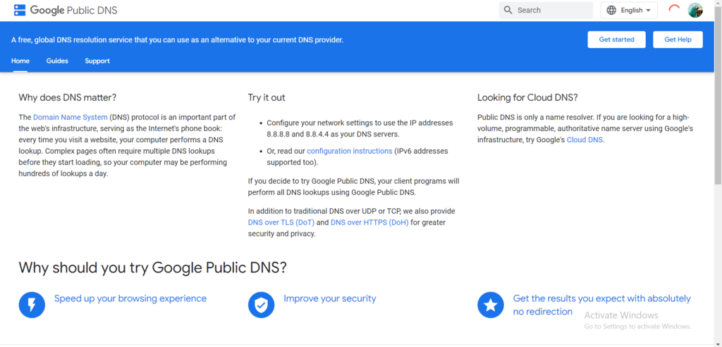 google dns server for gaming on ps4