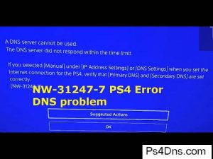 Ps4 DNS Error NW-31247-7