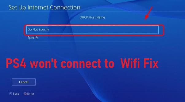 why wont my ps4 connect to wifi within time limit