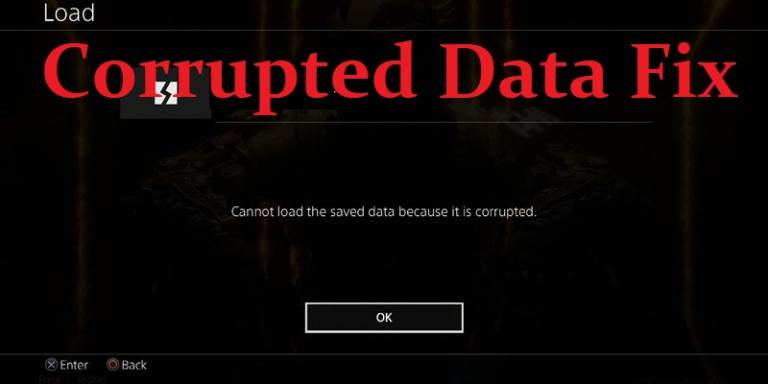 ps4 corrupted data fix
