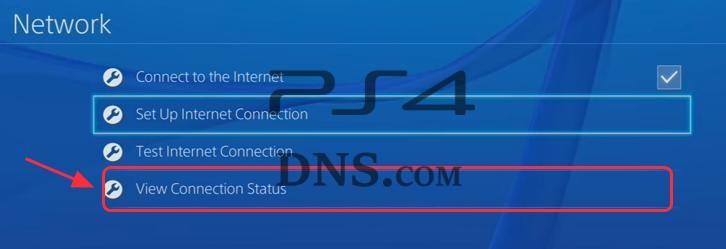 ps4 View Connection Status