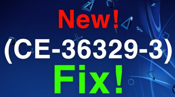 ps4 ce-36329-3 fixed - DNS