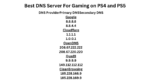 best dns server for ps4