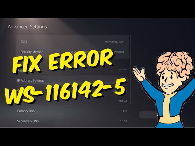 How to Fix PSN Error WS-116142-5: A Step-by-Step Guide