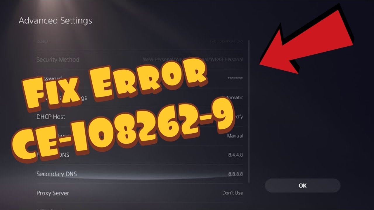 How To Fix PS5 Error CE-108262-9 - (Quick Fix!)